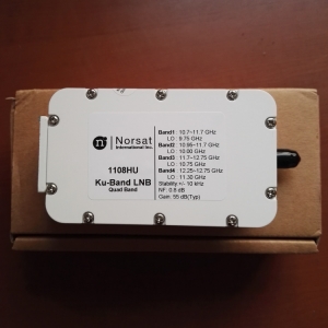 Norsat诺赛特公司1108HUF高频头Ku波段4波段4本振LNB降频器